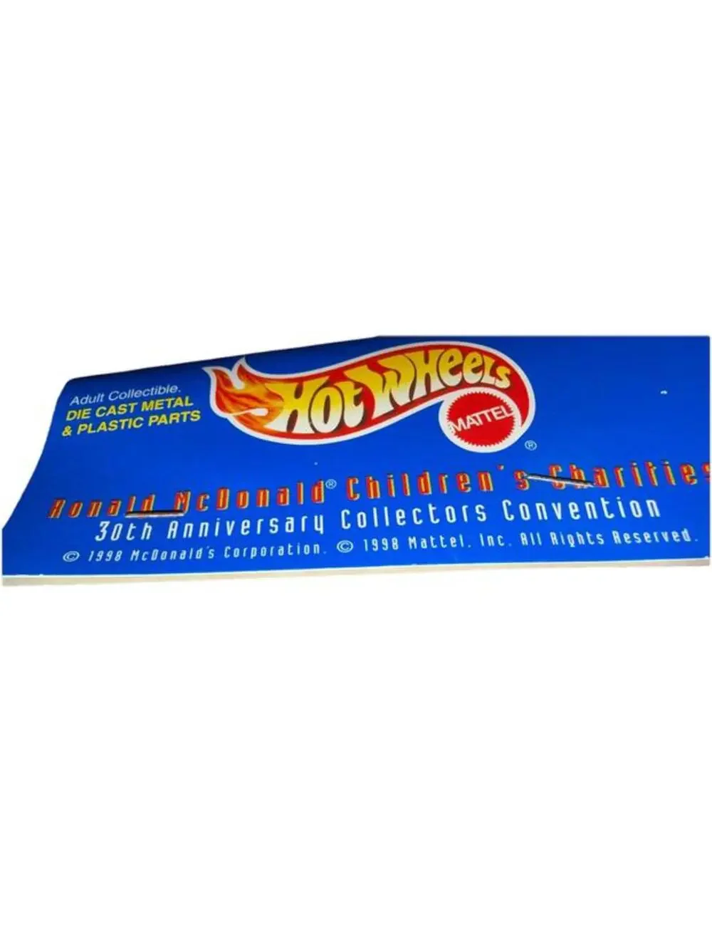 Hot Wheels 1998 CONVENTION / 30th Anniversary RONALD McDONALD DAIRY DELIVERY